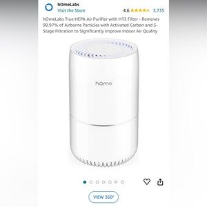 hOmeLabs True HEPA Air Purifier